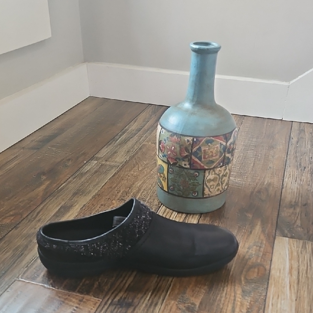 Merrell Women's Black Leather Slip On Mules - Picture 4 of 10